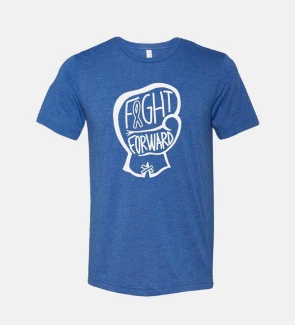 Shirt Ninja Silhouette Blue Color – Image 4